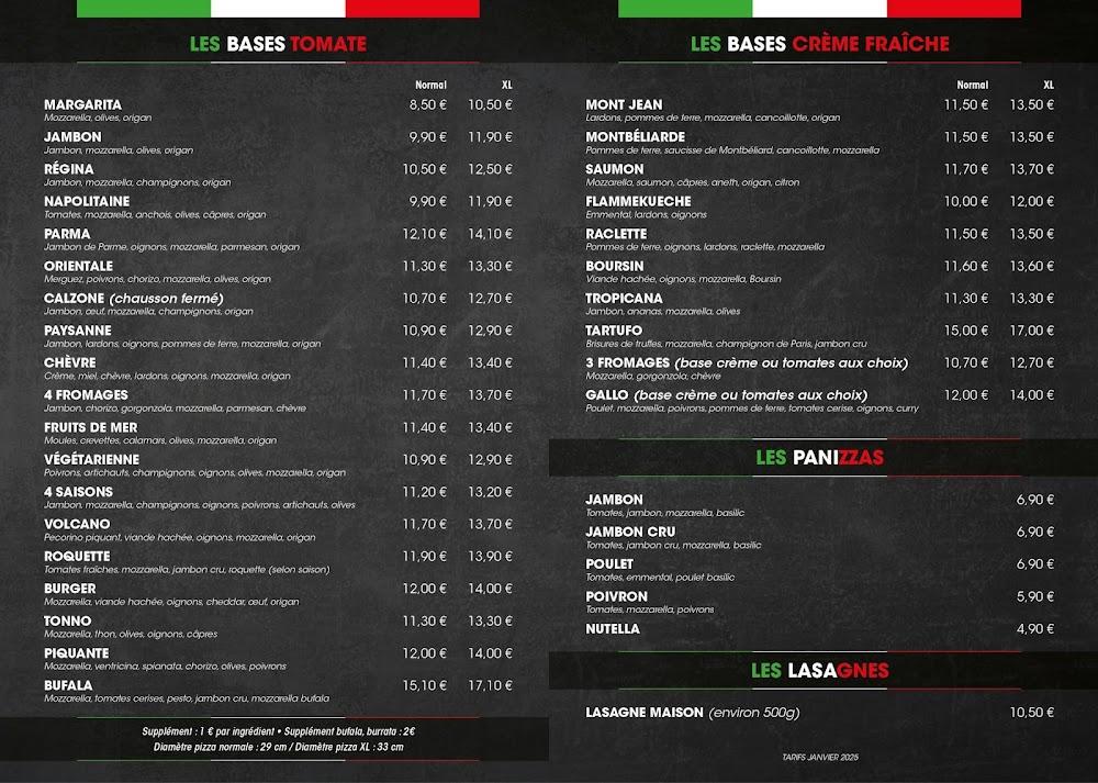 Pizza Goupil - Menu Image 2