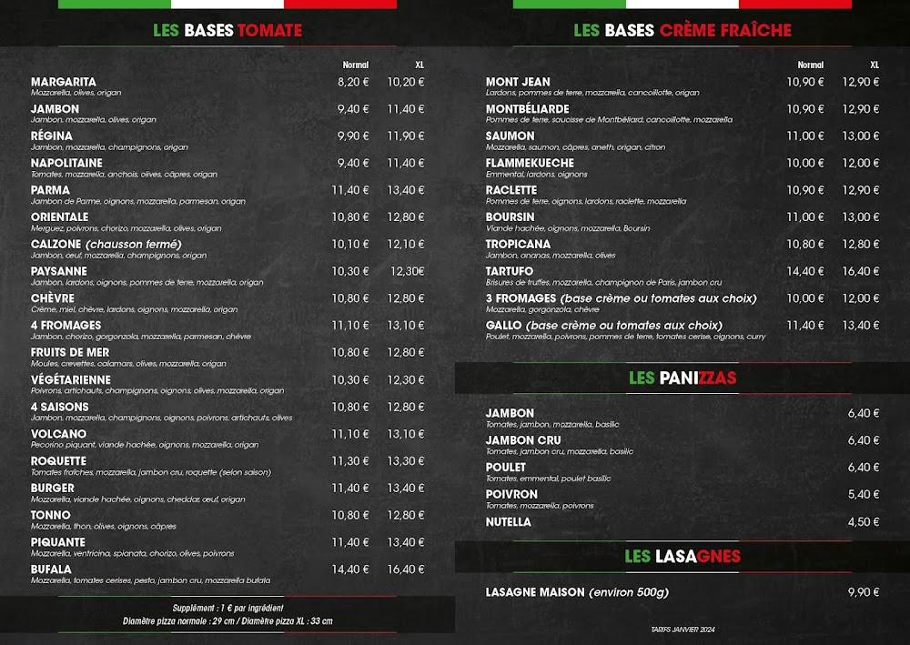 Pizza Goupil - Menu Image 3